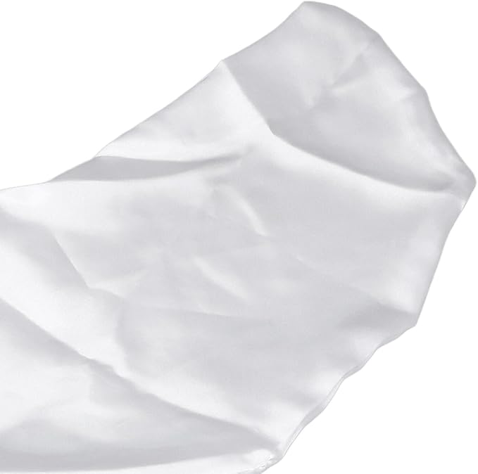 Satin Nursing Pillow Cover,Soft Washable Breathable,Protect for Baby Hair and Skin, Breastfeeding Pillow Slipcover for Feeding (White)