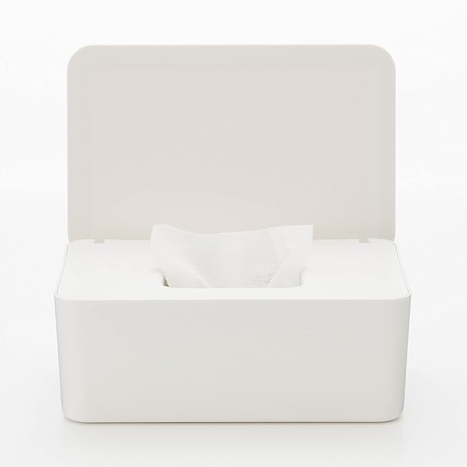 MUJI PP Wet Sheet Case W19 x D12 x H7 cm Polypropylene Box Cleaning Wipes Holder Baby Wipes