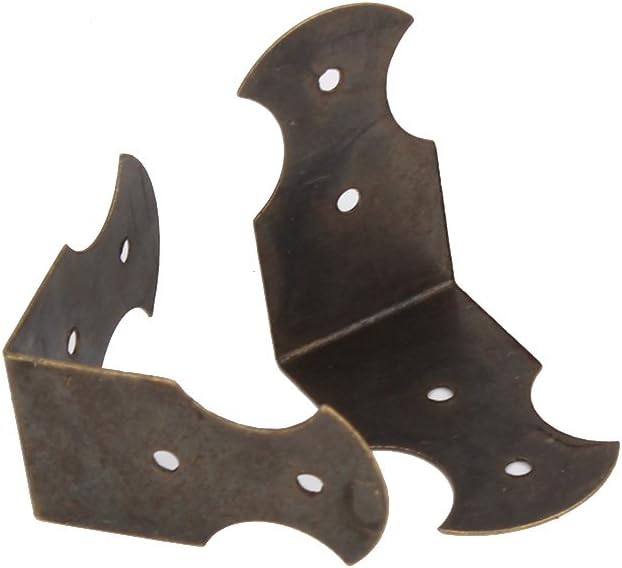 Decorative Vintage Box Corner Guards 0.94x0.51inch Edge Cover Pack of 20