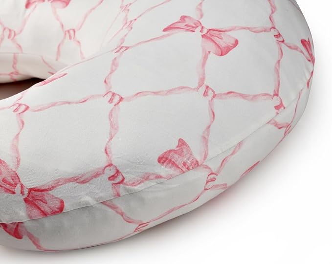 Stretchy Nursing Pillow Covers Ultra Soft Slipcovers for Breastfeeding for Baby Girls Boys, Feeding Pillow Cover Fits Standard Infant Support Pillows Positioners Nursing Pillow Case