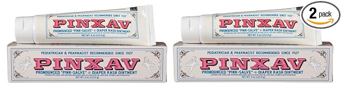 PINXAV Diaper Rash Ointment 4 oz (Pack of 2)