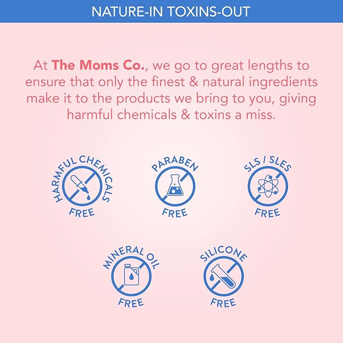 The Moms Co. Natural Diaper Rash Cream with Zinc Oxide, Organic Chamomile & Jojoba Oils, Oat Protein - 25g
