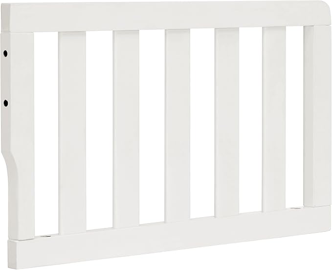 Dream On Me Toddler Guard Rail for Convertible Crib, Solid Wood Bed Rail for Toddler Bed Conversion, Cannoli Cream