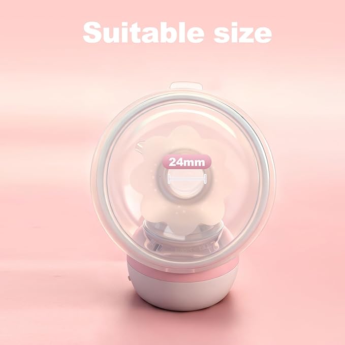 Electric Hands-Free Breast Pumps, Wearable Breast Pump with 4 Modes, 12 Levels, LCD Display, Memory Function Rechargeable with Massage and Pumping Mode 24mm Flange (2 Pack)
