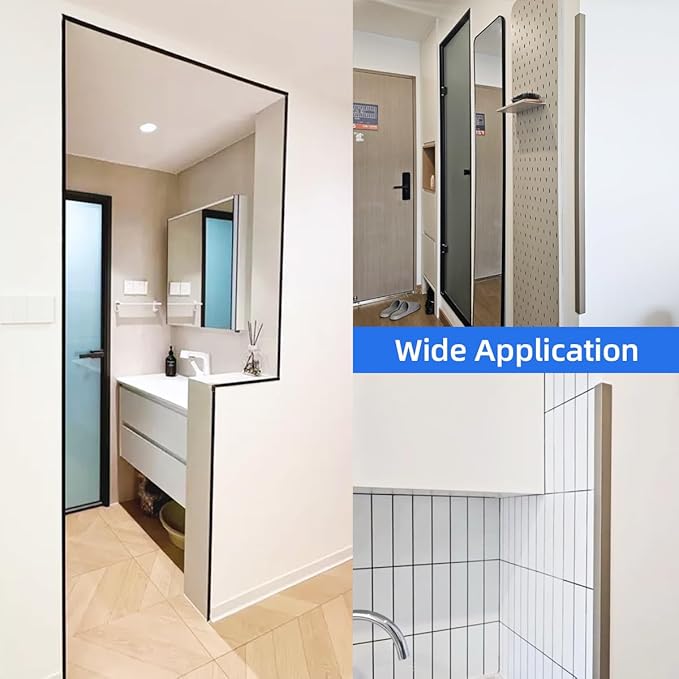 4 Pcs Aluminum Angle Corner Guards, 1" x 1" x 39.4" Metal Wall Corner Protector L-Shaped Molding Trim for Wall Door Frame Cabinet Protection Decoration, 2 mm Thickness, Champagne