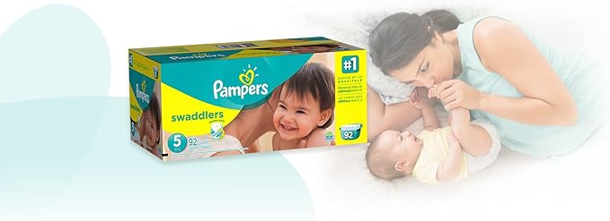 Pampers Swaddlers Diapers Size 5, 92 Count