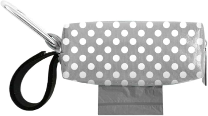 Oh Baby Bags - Duffel Dispenser Gift Box - Gry/Wht Dot