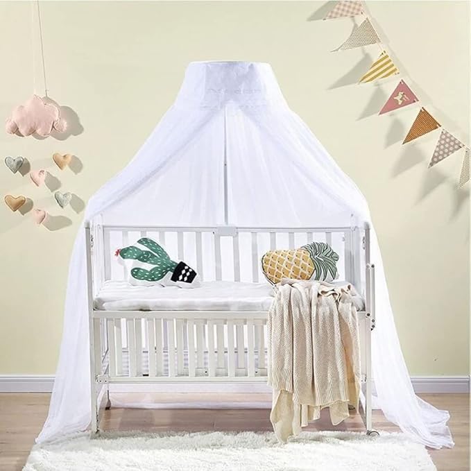 Crib Canopy Holder Mosquito Net Stand Holder Set Metal Adjustable Clip-On Stand Bracket for Rack Mosquito Net Accessories