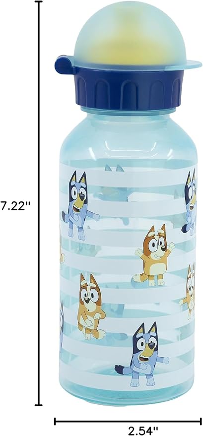 Stor School Bottle, 370 ml, Blue