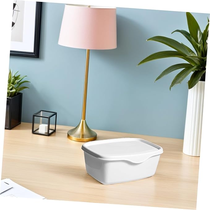 Babywipe Box Storage Box Desk Dispenser Container with Lid Wet Tissues Case Wipes Fresh Container Plastic White Case