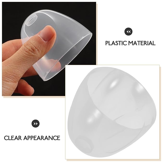 ibasenice Baby Bottle Caps Replacement Set - Leak-Proof Milk Bottle Lids Compatible with Feeding Bottles Dustproof Screw Covers for Travel and Home Use 2.44 Inch Diameter