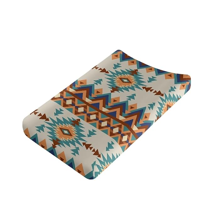 Aztec Western Changing Pad Cover for Baby Comfort Diaper Change Table TribalPad Covers Soft Breathable Changing Pad Sheets Cover
