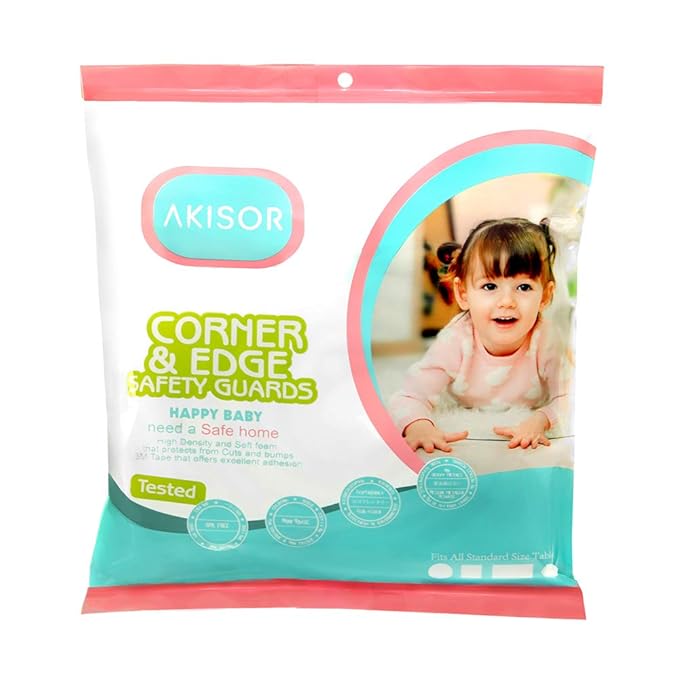 Glass Table Protector Bumper,6.6ft / 2m U Type Corner Cushion Round Coffee Desk Home Safty 1st,Baby Guard,Kid Children Proof (Milk White)