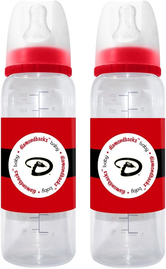 MLB Team 9-Ounce Baby Bottles, 2-Pack