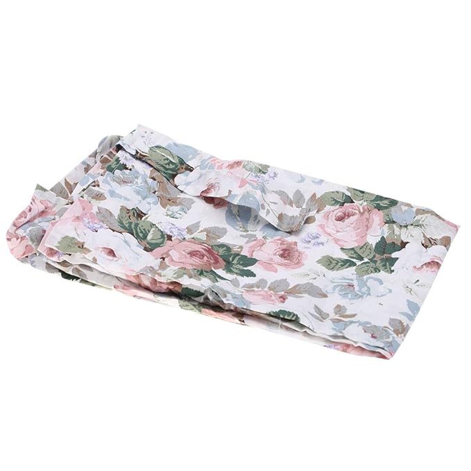 Soft Breathable Mom Breastfeeding Nursing Cover Up Baby Infant Poncho Shawl Udder Breast Towel Feeding Cotton Blanket(Flower)