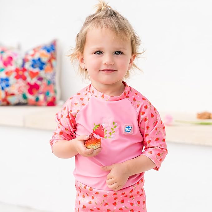 Splash About Happy Nappy Sunsuit, Swimsuit for Babies & Toddlers with Built-in Swim Diaper