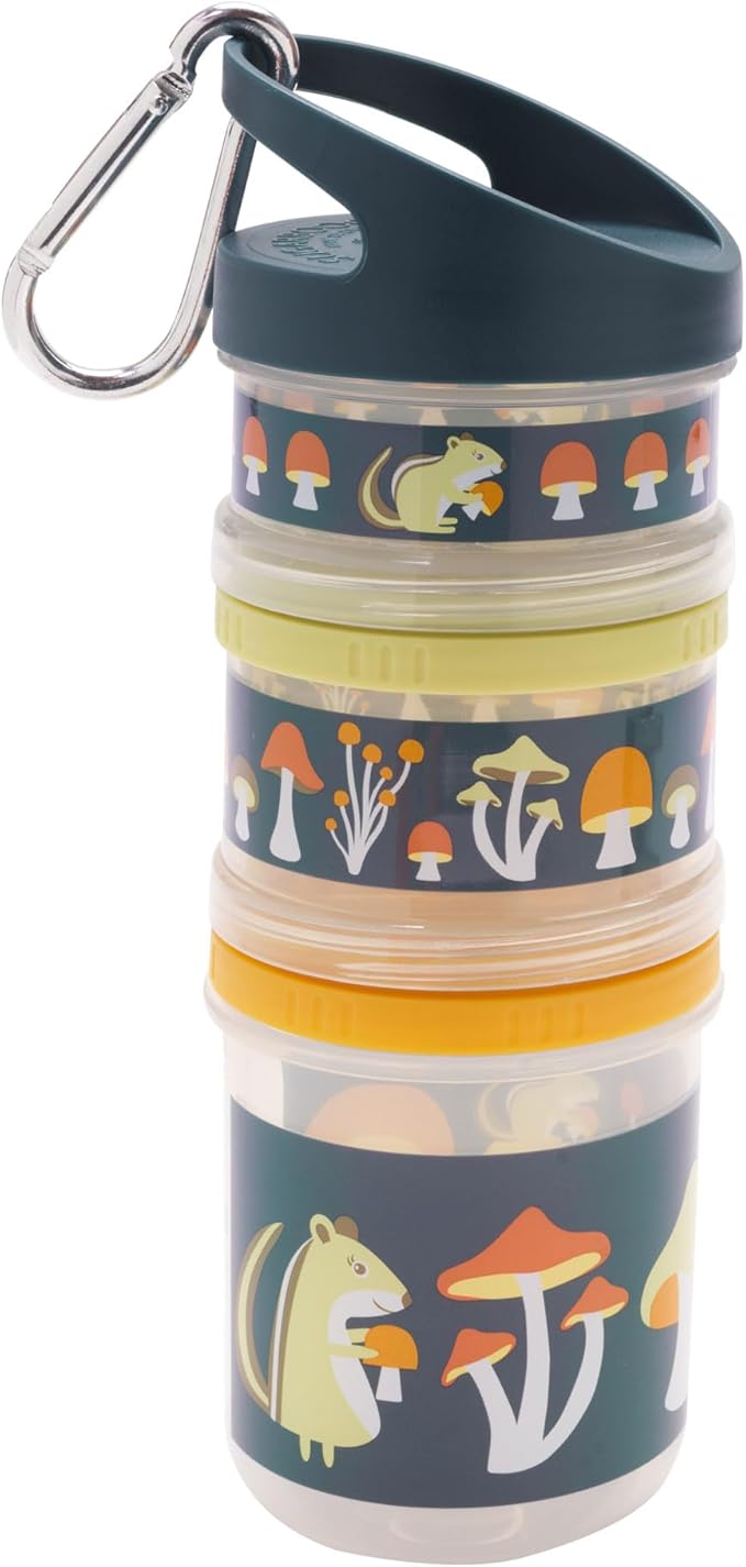 Mostly Mushrooms Twist & Snack® Stacker, Standard, Clear, A1528