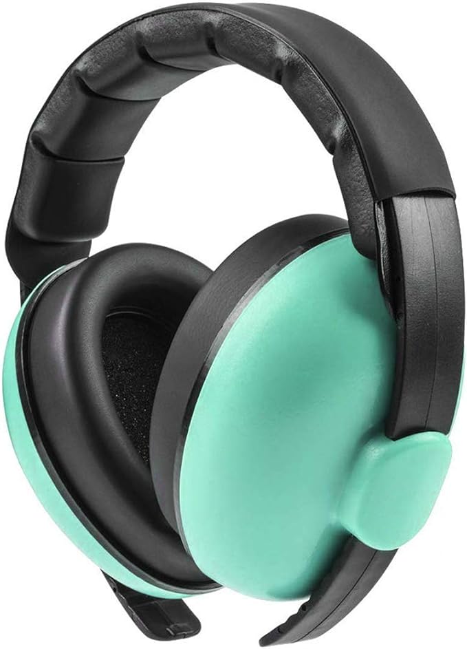 Solar-Power Baby Noise Cancelling Headphones, Ear Protection Earmuffs for 0-3 Years Kids