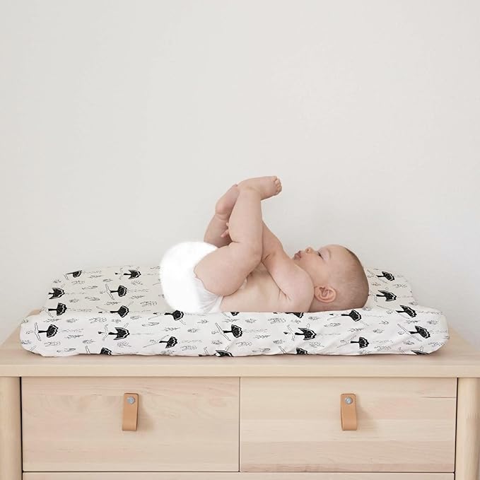 Pink Ballet Baby Changing Table Pad Covers for Girls 32''x16'' Ballerinas Dancing Fitted Diaper Change Table Sheets Dancer Ballet Girls Sports Soft Breathable Nursery Baby Changing Table Mats Black