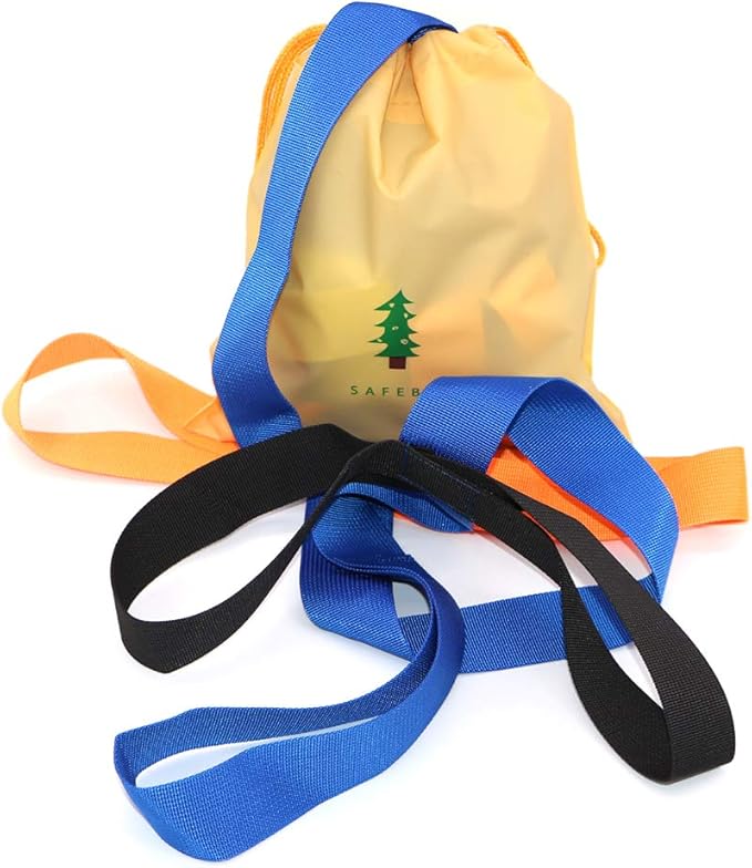 KIKIGOAL Children's Walking Ropes for Preschool Daycare School Kids Outdoor Colorful Handles For Up To 12 Children 2 Teachers (Handle style)