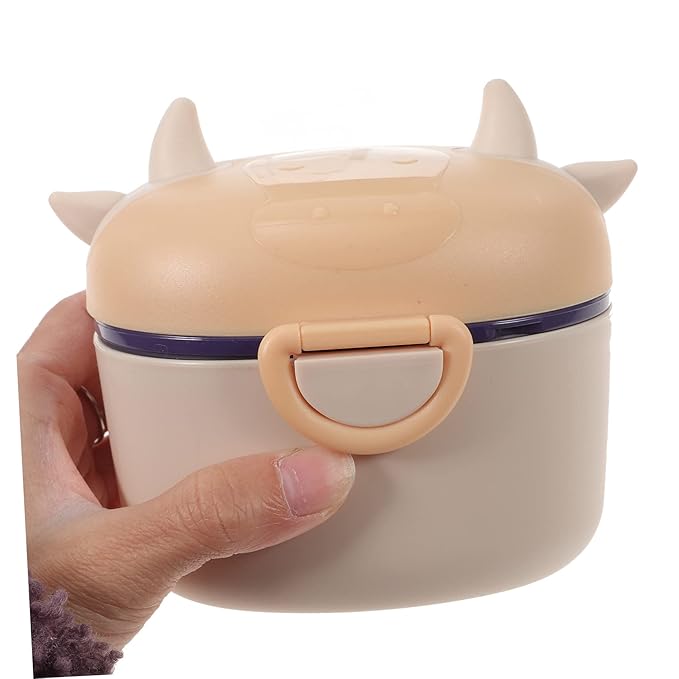 Toddmomy Milk Powder Case Scoop Rice Noodle Storage Tank Snack Storage Container Leak-proof for Travel and Everyday Use
