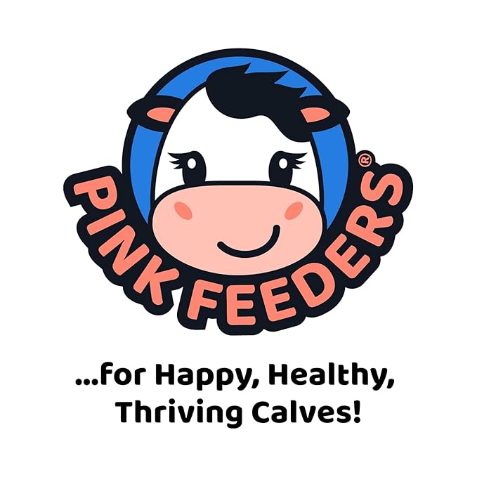 Thriver Screw-in Calf Teat – Soft Rubber Vanilla-Scented Replacement Nipples for Calf Feeders – Leak-Resistant Design, Durable Screw-in Fit (12)