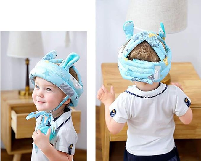 Infant Baby Head Helmet Safety Helmet Head Cushion Bumper Bonnet Protection Hat for Toddler Kids Children Walking Running Crawling