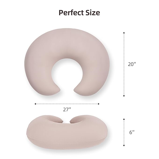 Susurration 2 Pack Nursing Pillow Cover,Ultra Soft and Stretchy Compatible with Boppy Breastfeeding Pillow,Comfortable and Skin-Friendly Slipcovers for Newborn Boys & Girls(Swan)