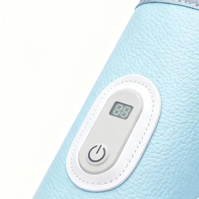 Rechargeable Bottle Warmer - Portable Milk Warmer, Fast Heating Bottle Warming for Breastmilk & Water | Precise Temperature Control, Digital Display for Travel, Mom & Dad, Home Nursery