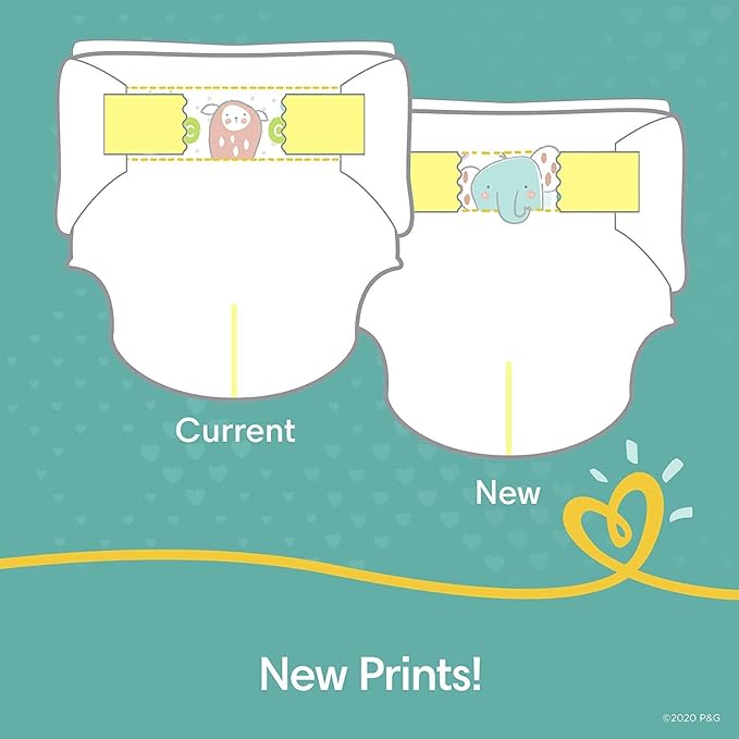 Baby Diapers Size 3, 168 Count - Pampers Swaddlers, ONE MONTH SUPPLY (Packaging and Prints on Diapers May Vary)