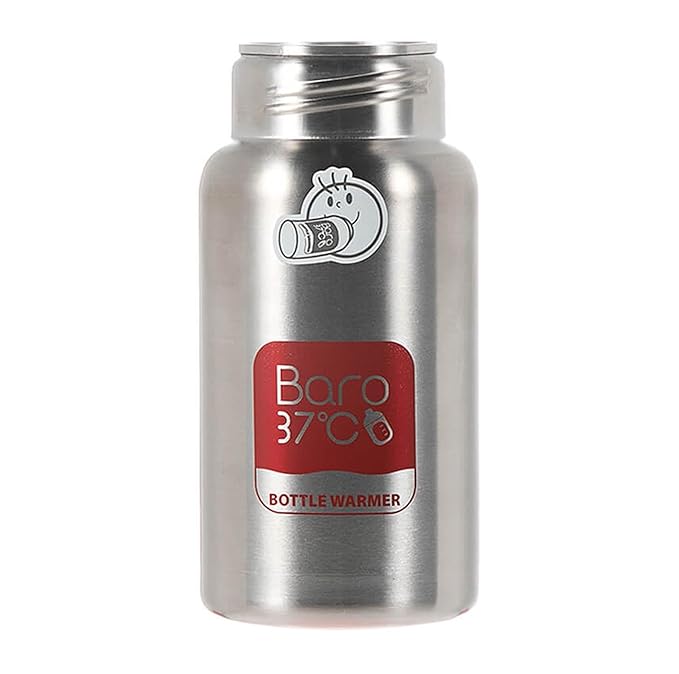 Portable Bottle Warmer for Travel – Fast Heating for Breast Milk & Water, Patented Flameless Heating System (No Gas/Fire/Electricity), 300ml, Heat Only What You Need, Keep Milk Fresh and Warm
