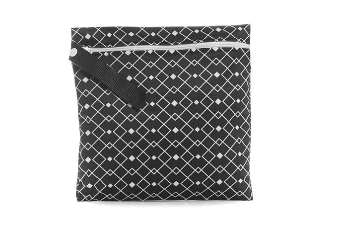 Buttons Cloth Diapers Waterproof Washable Reusable Zippered Laundry Wet Bag (Small, Phoenix)