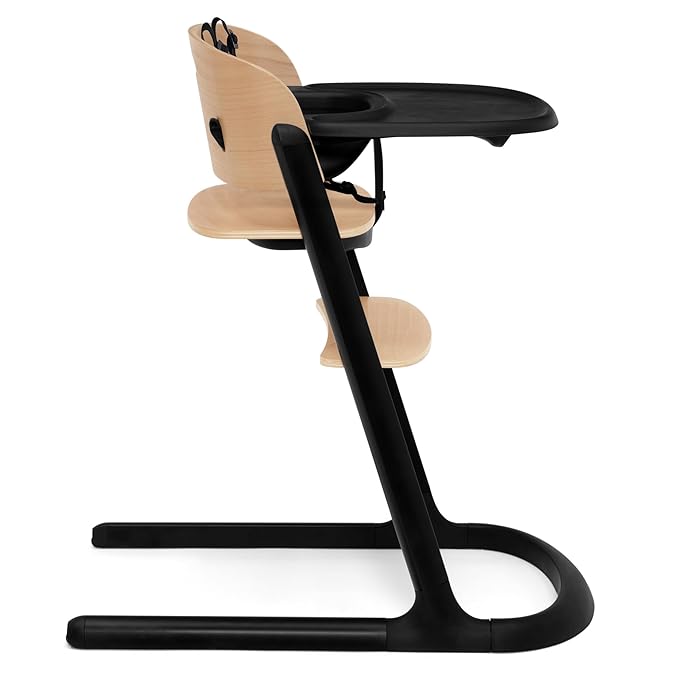 Delta Children Versa Adjustable 3-in-1 High Chair for Babies & Toddlers - 3 Growing Stages from Infant to Adult Seating - Greenguard Gold Certified, Black