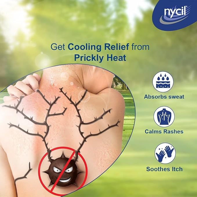 NY-CIL Germ Expert Cool Herbal Prickly Heat and Cooling Powder, 400 g, Super Saver Pack