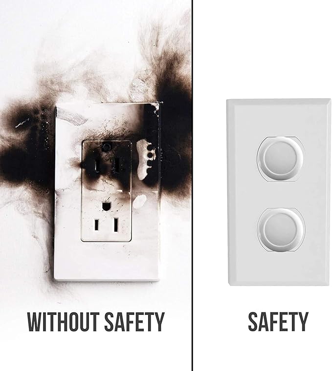 Outlet Covers Child Proof Plug Cover for Electrical Outlets Baby Proof Socket Safety Proofing Wall Guards Protectors - 24 Count