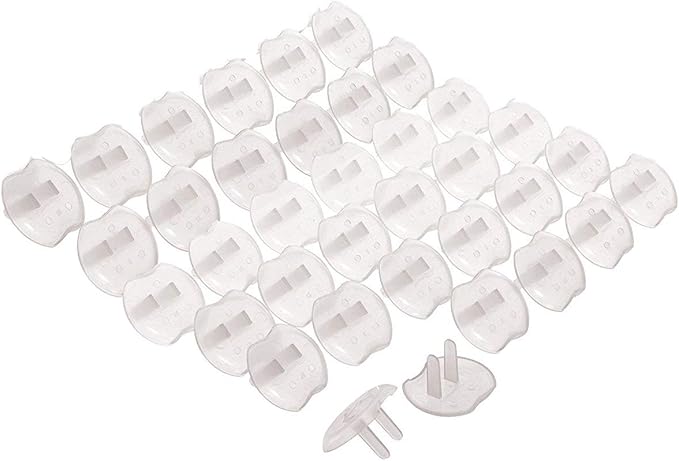 Dreambaby Outlet Plugs Baby Securely Cover Child Proof Electrical Socket Covers Caps - Pack of 36