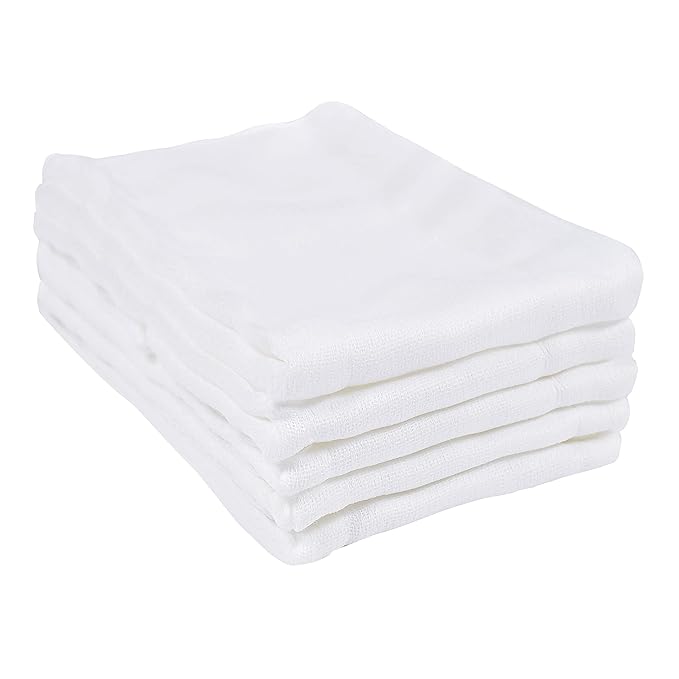 Gerber Unisex Baby Boys Girls Birdseye Flatfold Cloth Diapers Multipack White 10 Pack & Unisex Baby Boys Girls Birdseye Prefold Cloth Diapers Multipack White 3-Ply 10 Pack