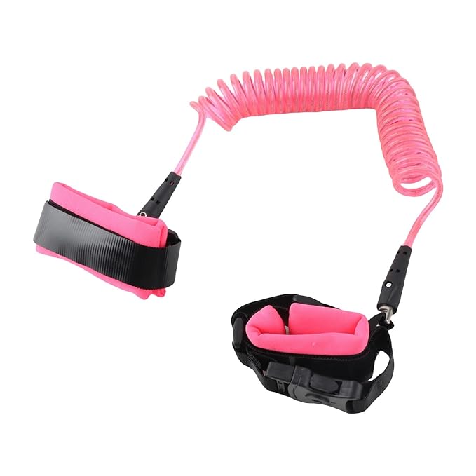 Triple Protection Excellent Walking Safety Leash, Breathable Wrist Leash, Safe for Outdoor(Pink)