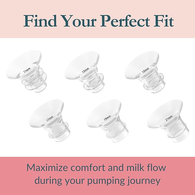 Ameda Breast Pump Flange Insert | 11mm Flange Insert | Ameda Pump Parts | Universal Flange Insert | Compatible with GLO, MYA Joy, MYA Joy Plus and Pearl Breast Pumps | 2 Count