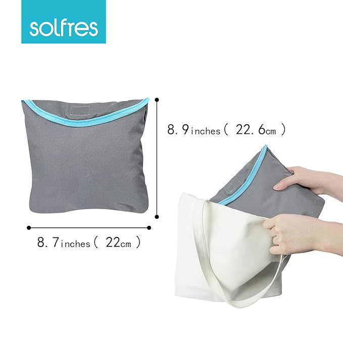 Dual-Belt Baby High Chair Cover, Lead & Phthalate Free, Sturdy and Robust Material, Waterproof Washable Cover for Wooden or Restaurant High Chairs, Gray
