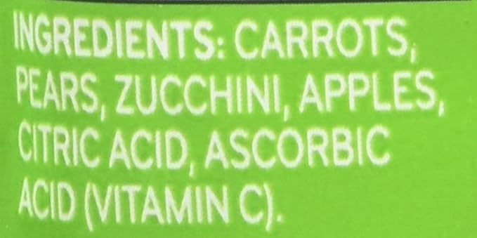 Beech-Nut Baby Food Pouches, Carrot Zucchini & Pear Veggie Puree Baby & Toddler Food, 3.5 oz (24 Pack)