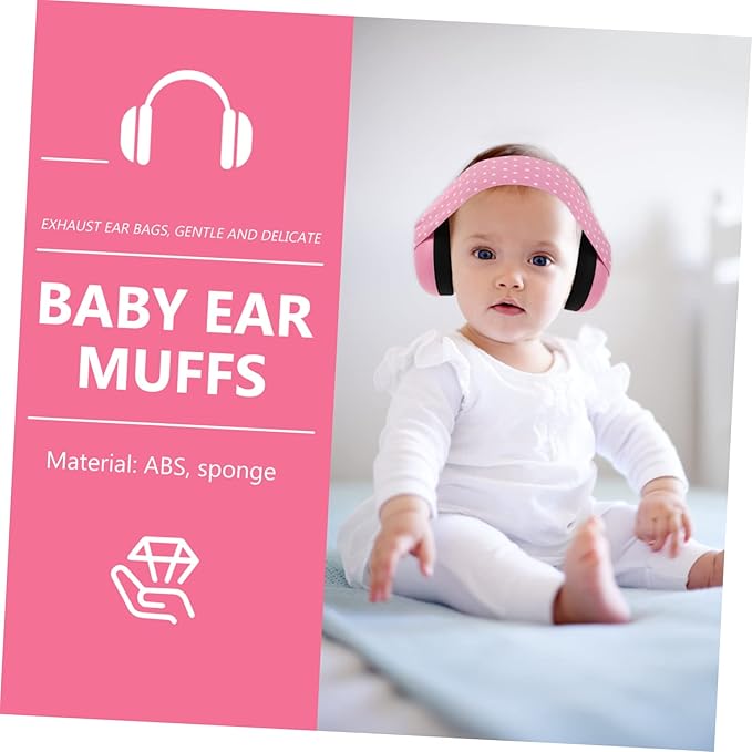 Adjustable Noise Cancelling Ear Muffs for Boy Girl and Newborns Comfortable Ear Protection for Travel and Sleeping Essential Headphones