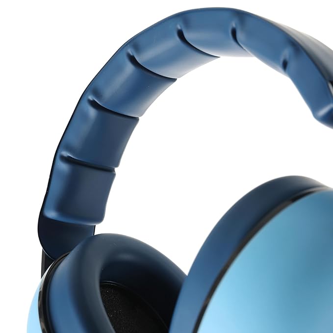 funbliss Baby Ear Protection for Babies and Toddlers for Ages 3 to 36 Months - Noise Reduction Earmuffs - Comfortable Baby Headphones Against Hearing Damage & Improves Sleep -Royal Blue