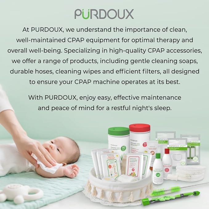 PURDOUX TM Hand and Face Wipes for Babies and Children 120 Wipes (12 Packs of 10)