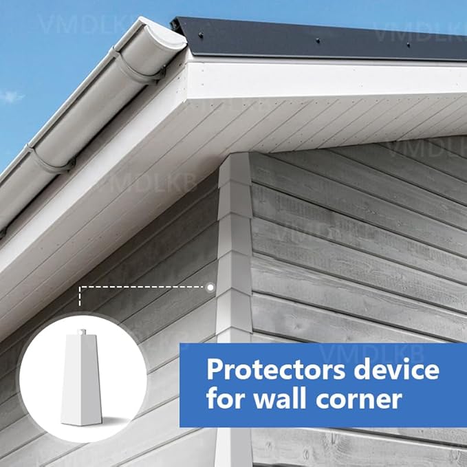 10- New Aluminum Outside Siding Corner 8 Inches 10Nails Included