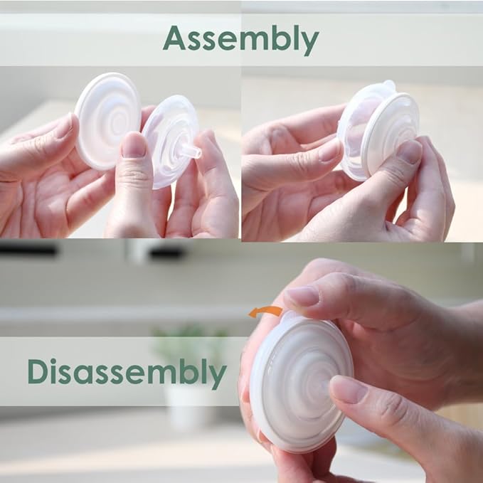 Maymom Pump Parts Compatible with Spectra S1 S2 9 Plus Accessories, Base Connectors, Bottles, Duckbill Valves, Backflow Protectors and Tubing, Not Original Spectra Parts