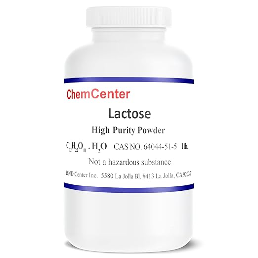 Lactose, Powder, Ultra Pure, 99% min., 1lb.