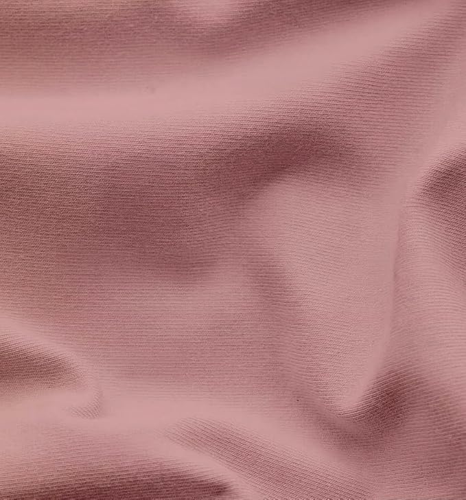 Plush Organic Changing Pad Covers Boy, Girl - GOTS 100% Certified Organic Cotton Changing Table Pad Cover, Baby Nursery Diaper Changing Pad Sheets,Table Contour Pads Liners (Dusty Rose + Dusty Rose)