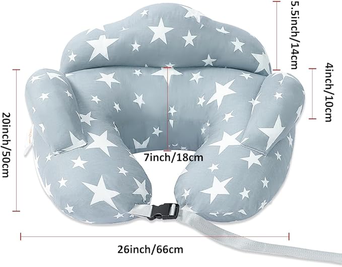 Chilling Home Nursing Pillow for Breastfeeding, Adjustable Nursing Pillow Breast Feeding Pillow Bottle Feeding, Breastfeeding Essentials for Newborn, Removable Cover