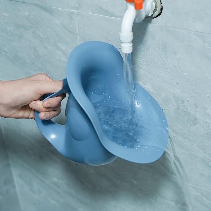 Potty for Newborn Baby Potty Training; for Diaper Free Baby Elimination Communication Indoor & Outdoor; Attractive Fish Shape (Blue)